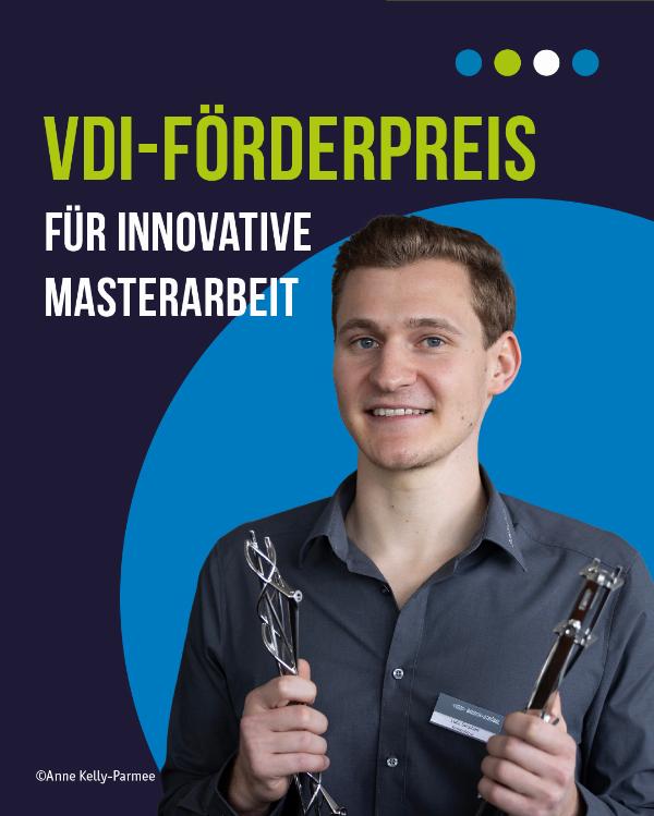 Auszeichnung für innovative Masterarbeit