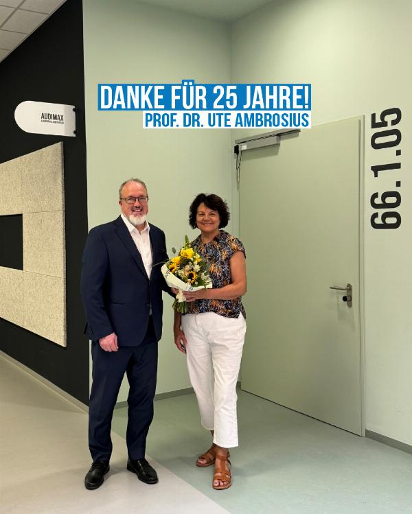 25 Jahre an der Hochschule Ansbach: Prof. Dr. Ute Ambrosius verabschiedet sich in den Ruhestand