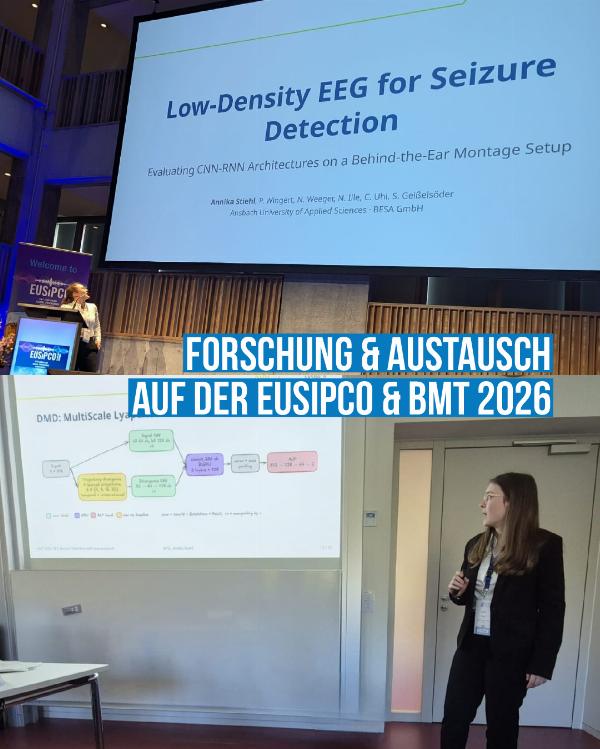 Forschung und Austausch auf der EUSIPCO und der BMT