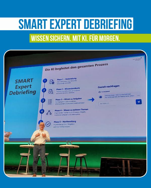 Smart Expert Debriefing: Erfahrungswissen sichern mit KI