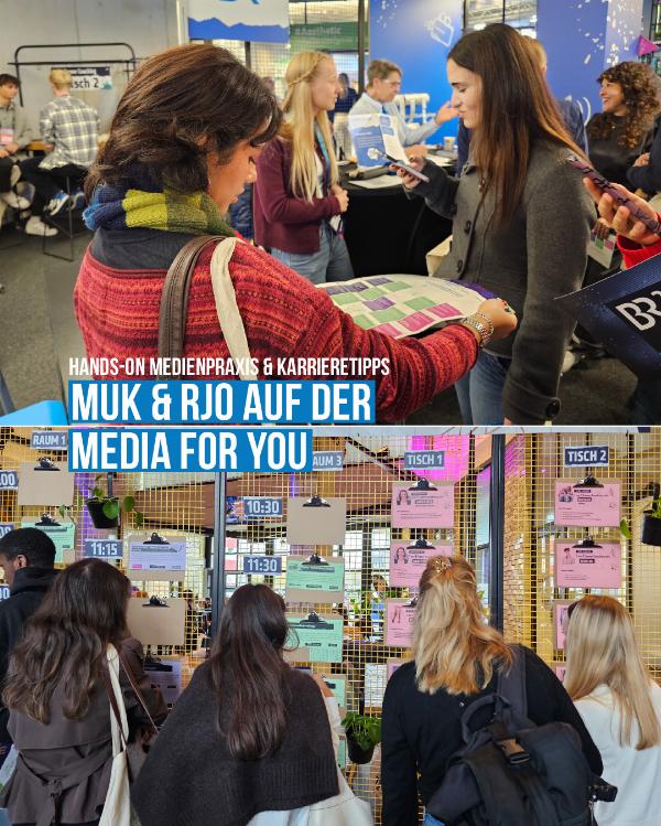 Hands-on Medienpraxis und Karrieretipps auf der Media for You