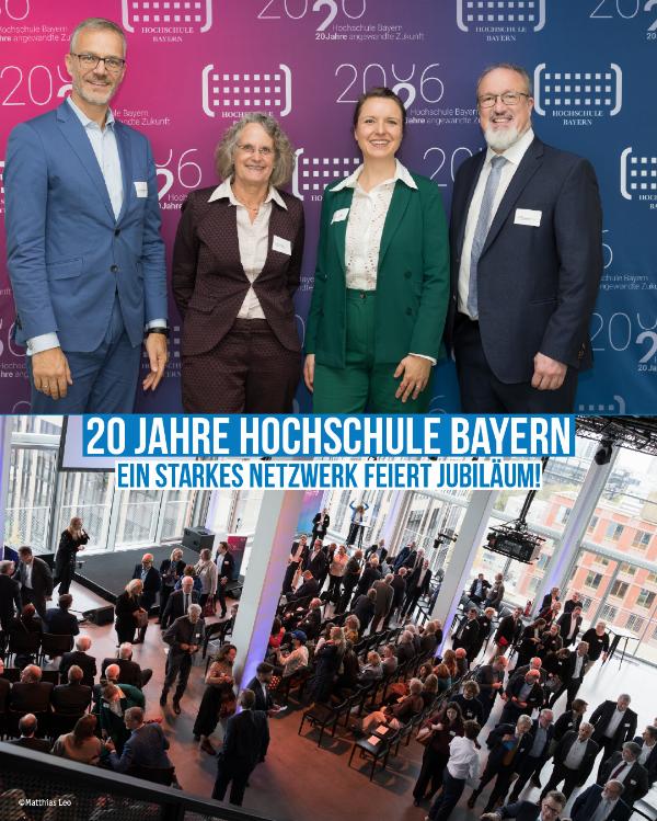 20 Jahre Hochschule Bayern – ein starkes Netzwerk feiert Jubiläum!