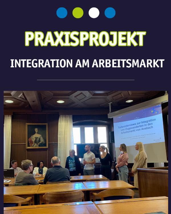 Praxisprojekt zur Integration in den Arbeitsmarkt