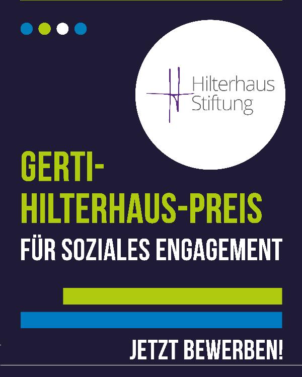 Gerti-Hilterhaus-Preis für soziales Engagement 2025