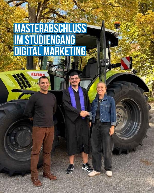 Masterabschluss im Studiengang Digital Marketing