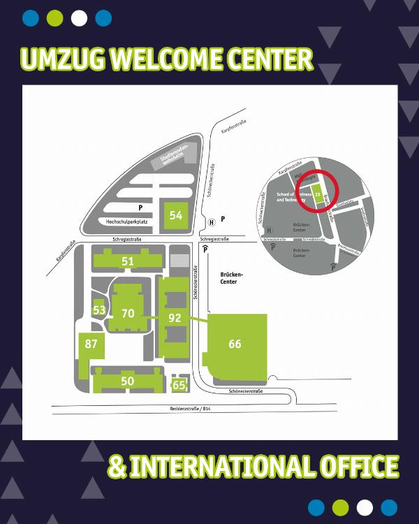 International Office and Welcome Center relocated
