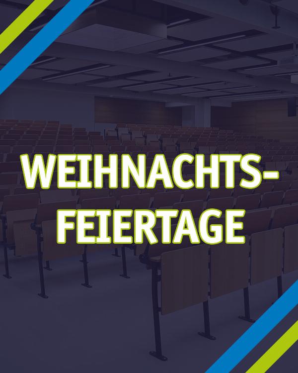 Ruhe und Besinnlichkeit an der Hochschule