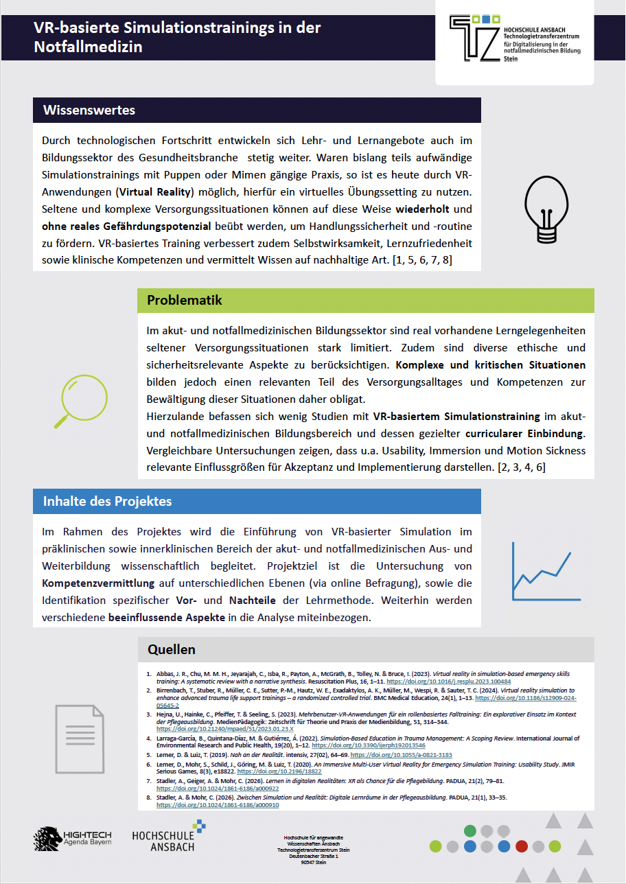 Poster_VR-Simulationstrainings_Notfallmedizin
