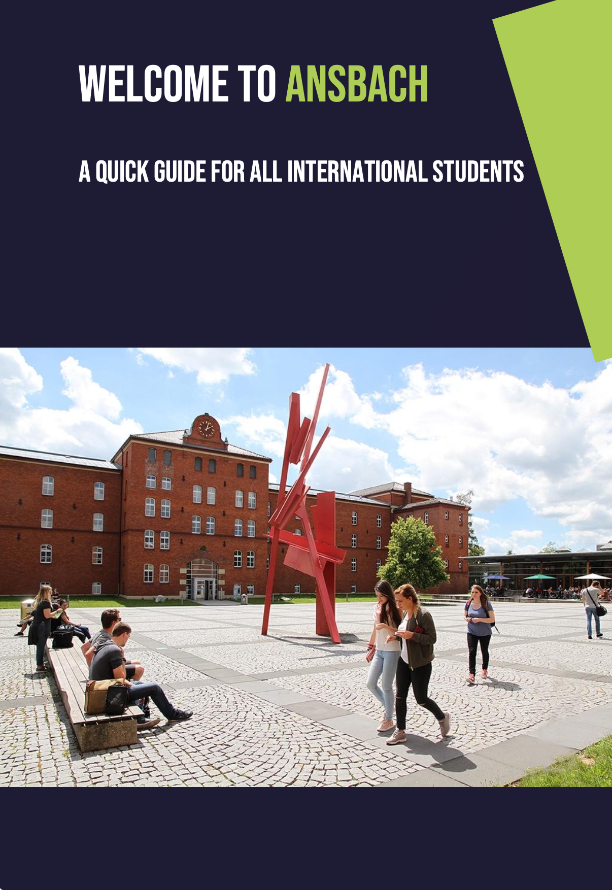 [Translate to English:] Welcome to Ansbach-Welcome Guide