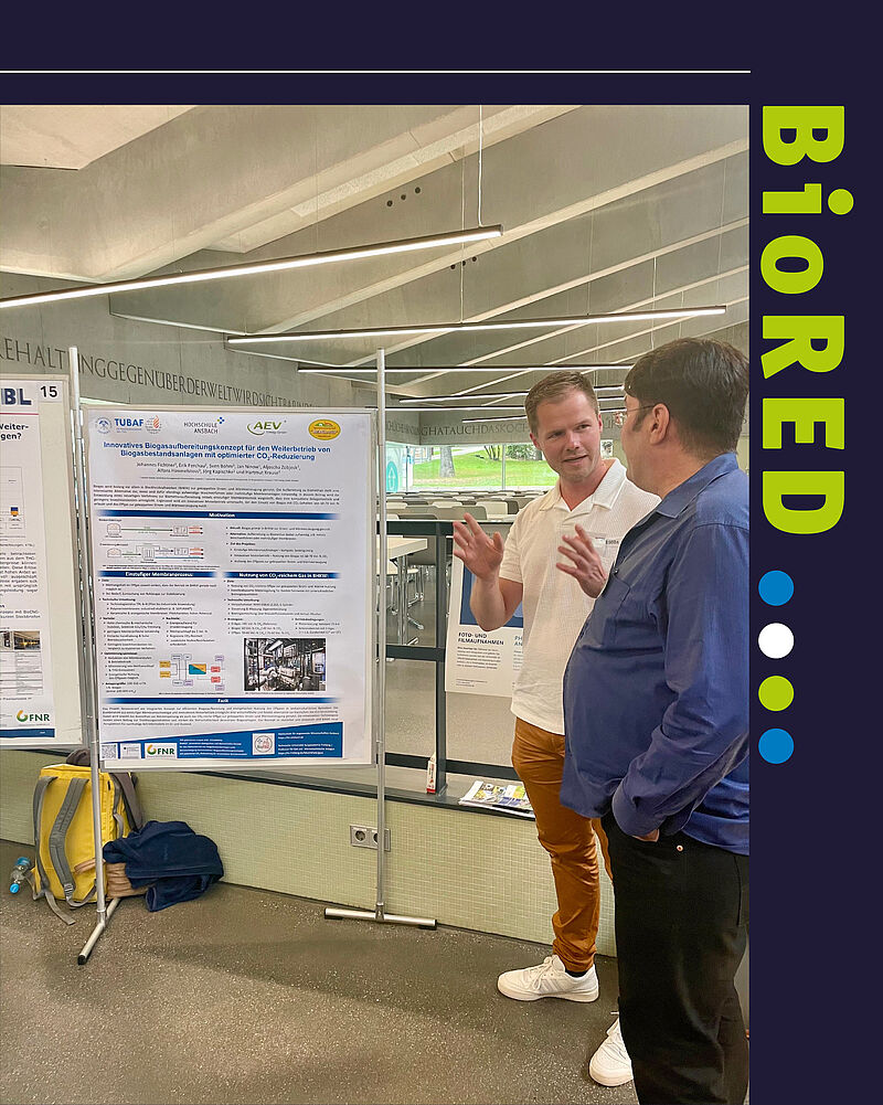 Präsentation des Posters zu BioRED