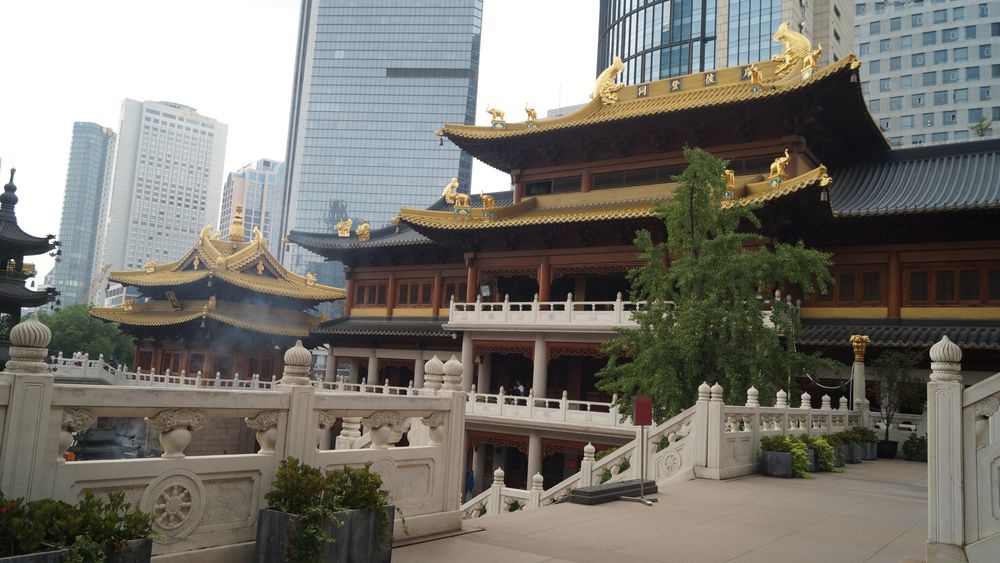 China Kompetenzzentrum, Hochschule Ansbach, Besichtigung, Jingan Tempel, Shanghai, Sehenswürdigkeit, Kultur