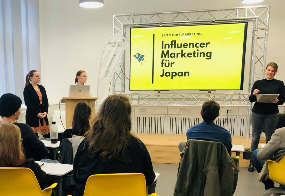 Presentation on Influencer Marketing by students