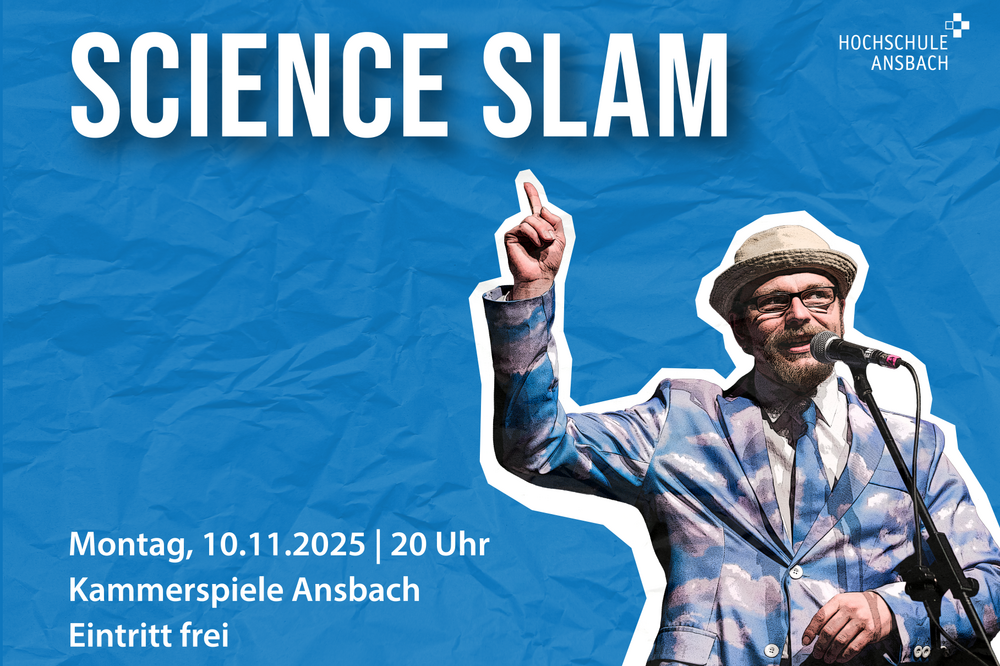 Postkarte Science Slam 
