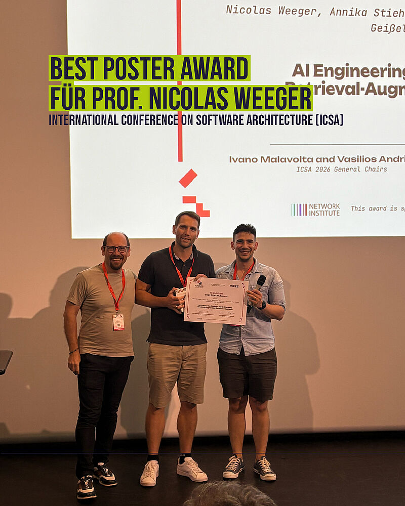 Hochschule Ansbach, Best Poster Award, ICSA, Künstliche Intelligenz