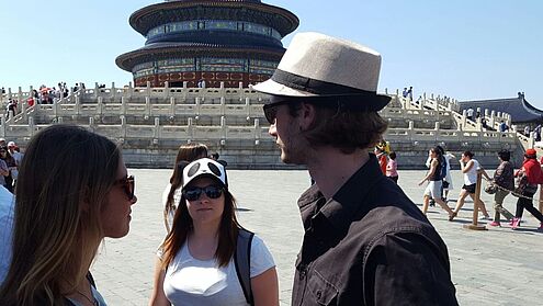 China Kompetenzzentrum, Hochschule Ansbach, Lara Schwemmbauer, China Exkursion, Studierende, Kultur China Kompetenzzentrum, Hochschule Ansbach, Sarah Scholtysik, Ausflug, Tempel, Sehenswürdigkeit, China Exkursion, Studierende, Kultur 