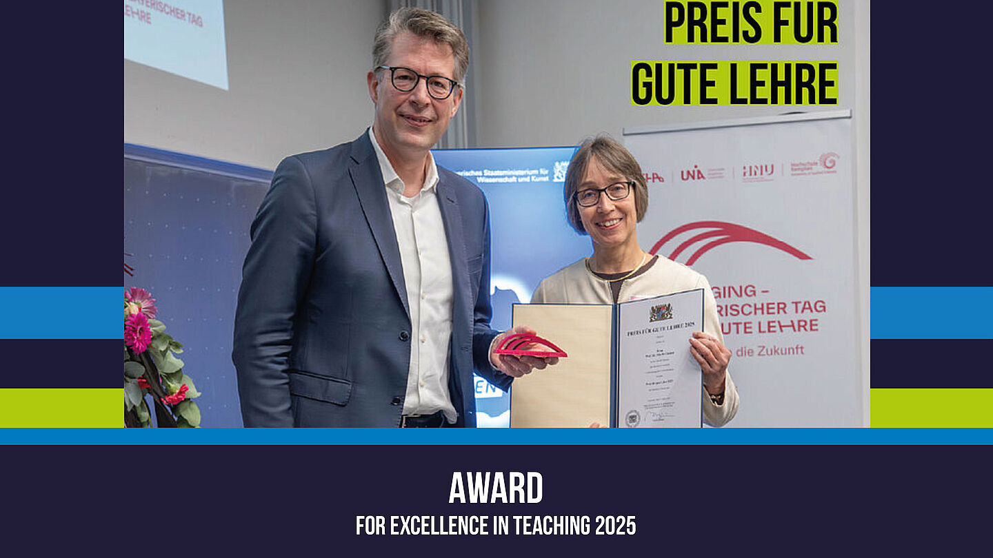 [Translate to English:] Award for Excellence in Teaching 2025