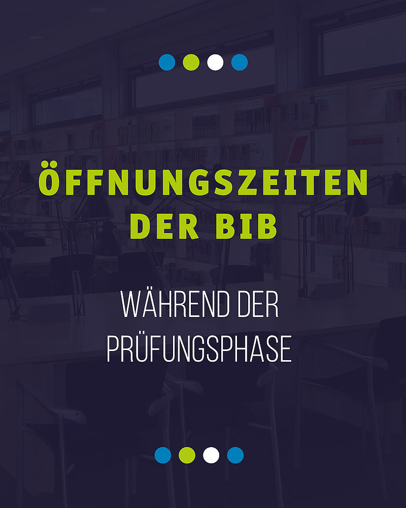 Wochenendöffnung der Bibliothek