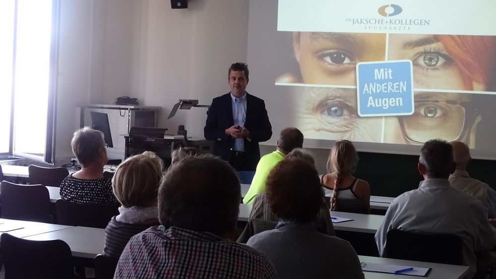 Vortrag: Augenarzt Dr. Axel Jaksche