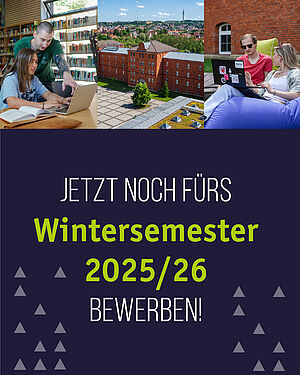 Studierende und Campusansicht