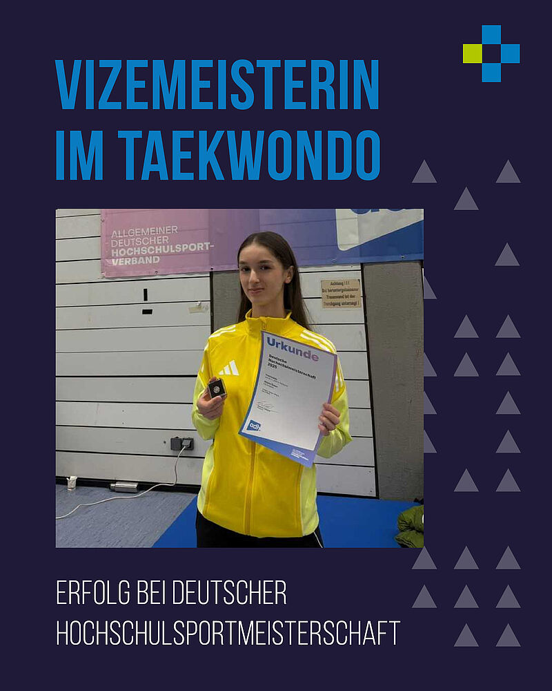 Erfolg bei Deutscher Hochschulsportmeisterschaft