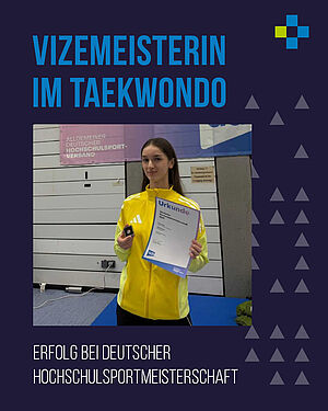 Erfolg bei Deutscher Hochschulsportmeisterschaft