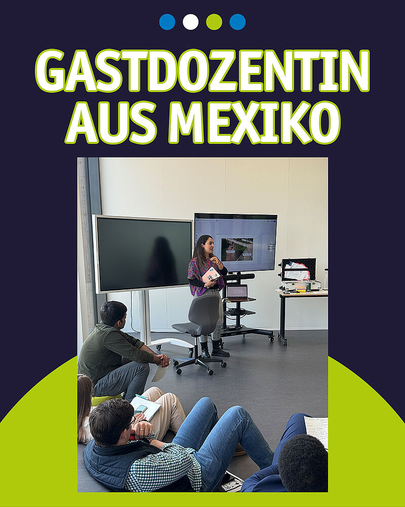 Gastdozentin aus Mexiko am Campus Feuchtwangen