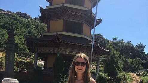 China Kompetenzzentrum, Hochschule Ansbach, Carolin Soldner, Ausflug, Sehenswürdigkeit, Tempel, China Exkursion, Studierende, Kultur 