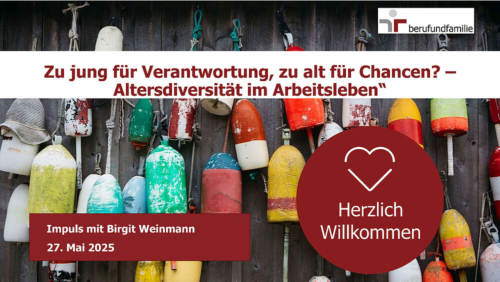 Titelfolie, Altersbilder, Diversity-Tag 2025
