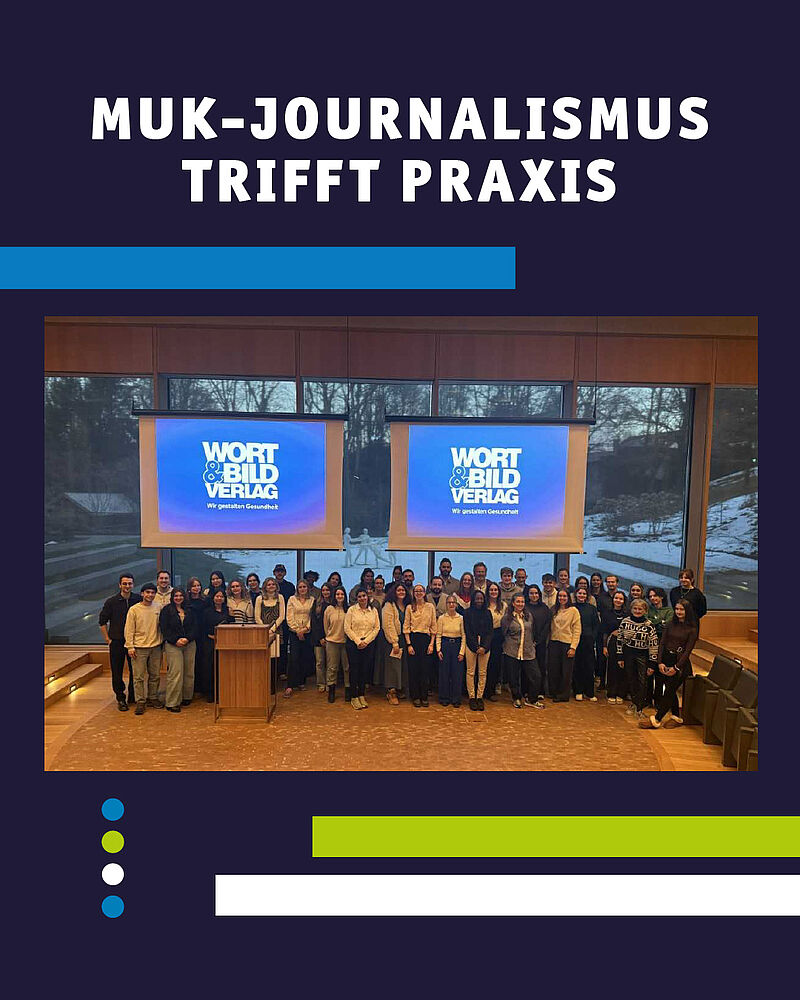 Journalismus-Schwerpunkt MUK: Crossmedia-Projekte im Praxiseinsatz