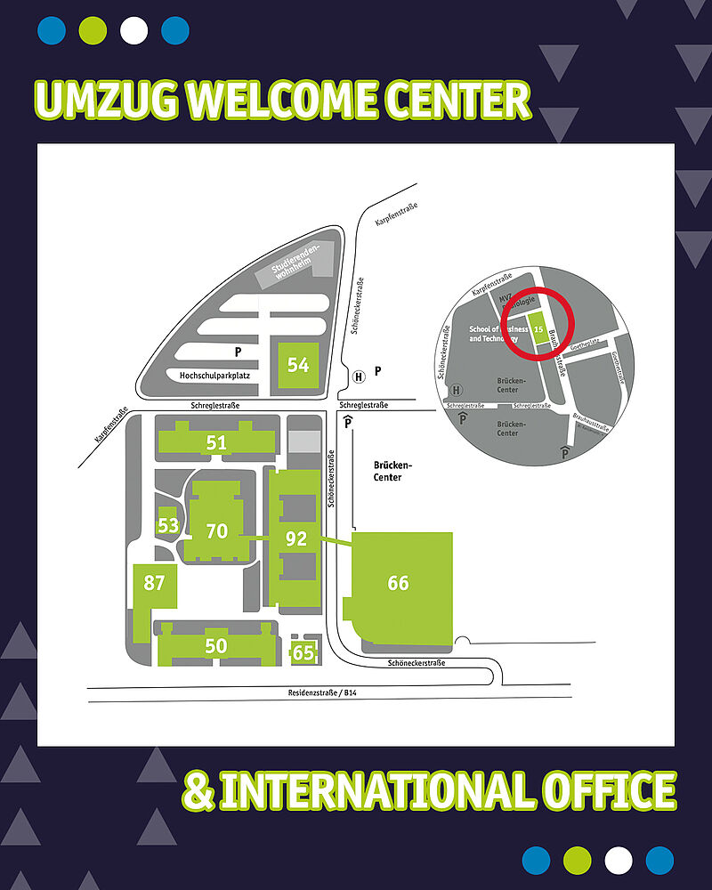 International Office and Welcome Center relocated