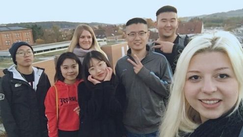 China Kompetenzzentrum, Hochschule Ansbach, Yingjin Mu, China Exkursion, Studierende, Gruppe, Freunde