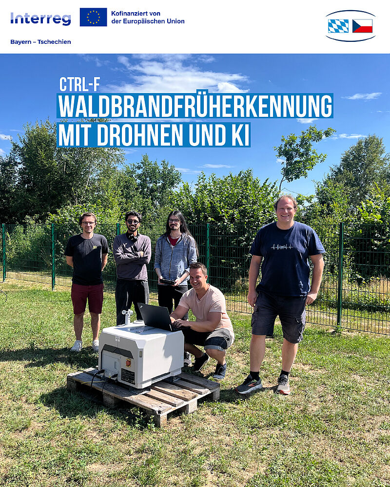 CTRL-F, Waldbrandfrüherkennung, Drohne