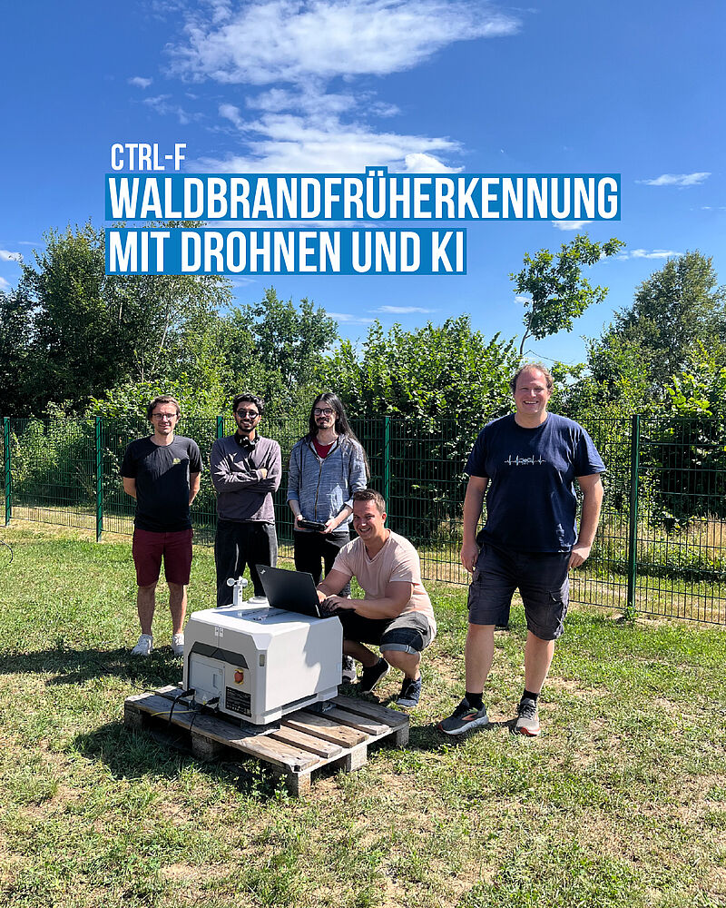 CRTL-F, Hochschule Ansbach, Interreg, Waldbrandfrüherkennung