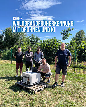 CRTL-F, Hochschule Ansbach, Interreg, Waldbrandfrüherkennung