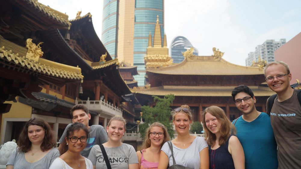 China Kompetenzzentrum, Hochschule Ansbach, Besichtigung, Jingan Tempel, Shanghai, Sehenswürdigkeit, Kultur