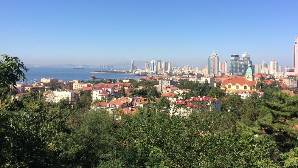 China Kompetenzzentrum, Hochschule Ansbach,Quingdao, Skyline, Aussicht, Großstadt, Kultur