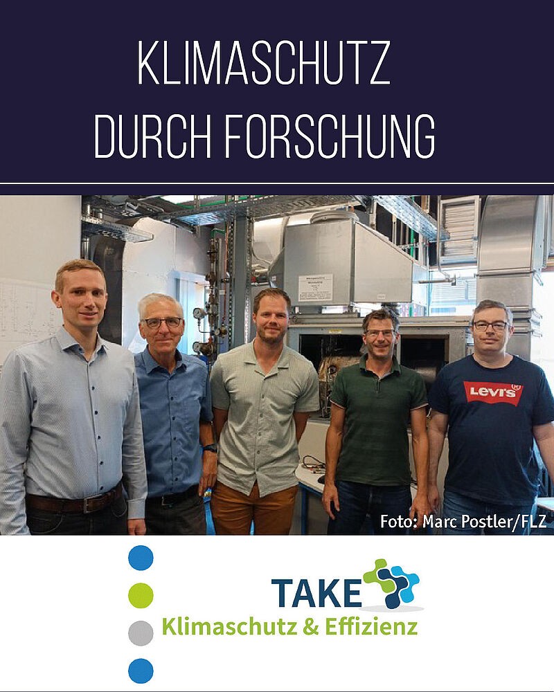 Das Team der TVU mit Masterstudent Schafmann