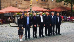 China Kompetenzzentrum, Hochschule Ansbach, Hochschul Partnerschaft, hochrangige Delegation, Besuch, Zusammenarbeit 